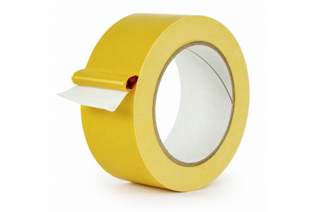Image of a cream Double Coated Tape roll.