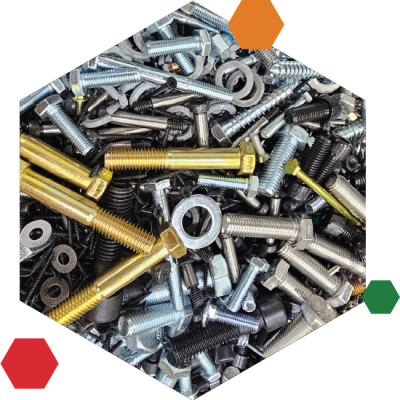 Image of a pile of fasteners.