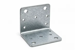 An image of an industrial hardware hinge plate.